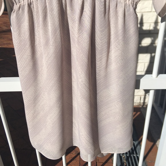 🌟Host Pick🌟 Witchery Beige Loose Fitted Midi Dress Size L/14 - Picture 11 of 15